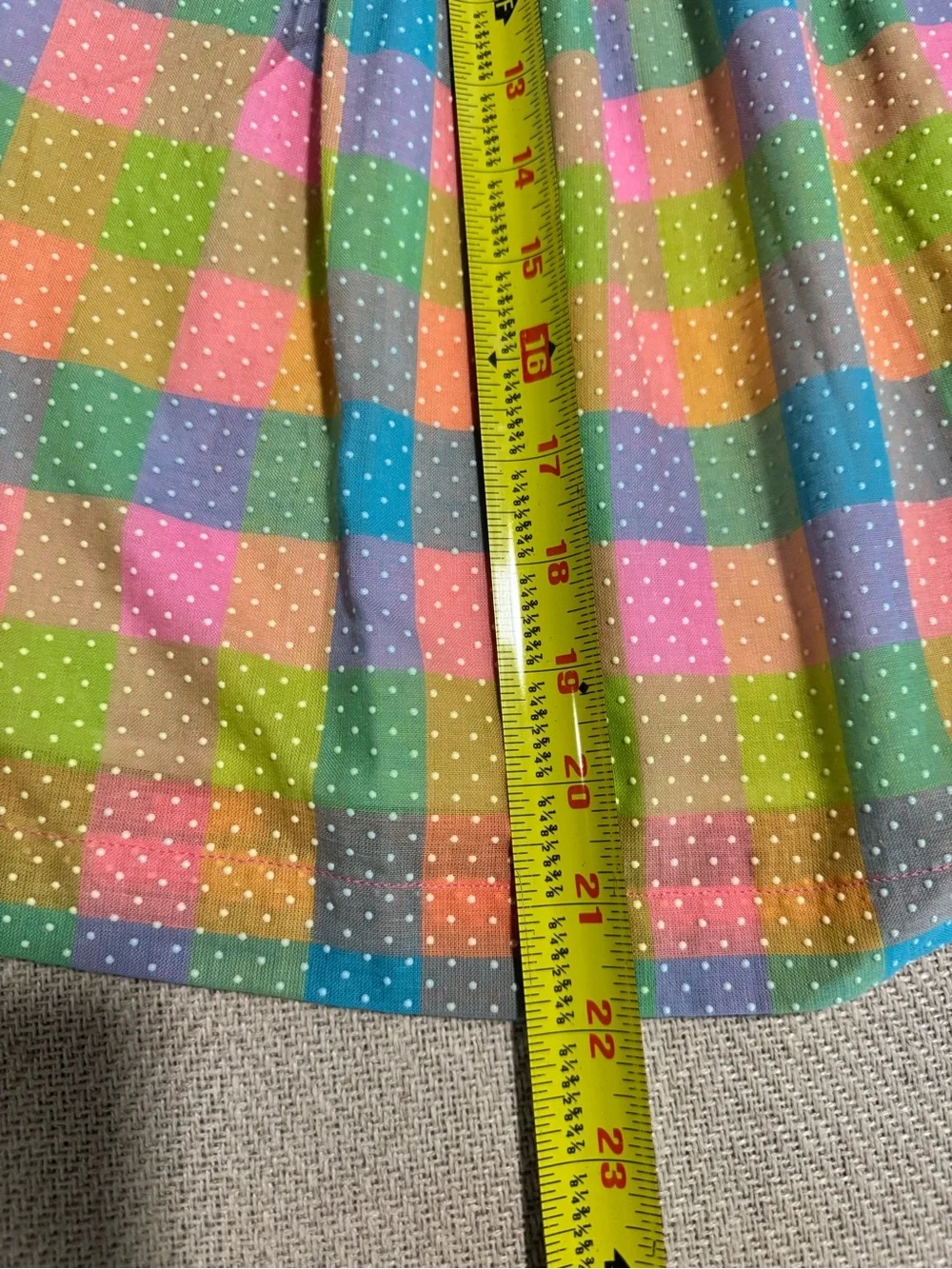 TBBC NEW W TAGS 4T Daphne Dress - Ecton Park Plaid with Hamptons Hot Pink